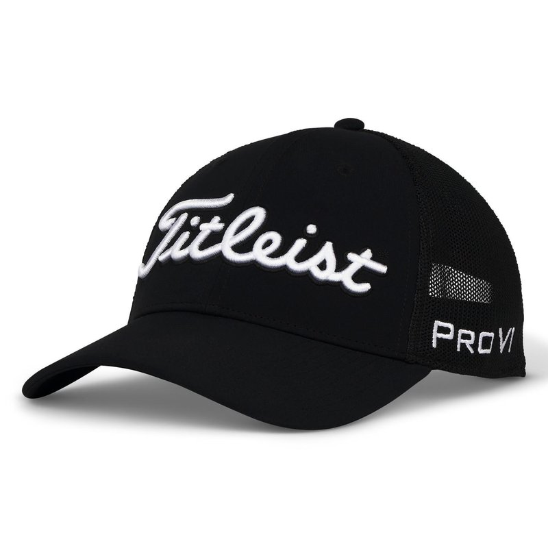 Titleist Tour Mesh casquette homme, noir/blanc