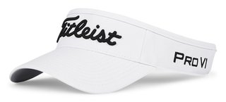 Titleist Tour Performance visière homme, blanc/noir