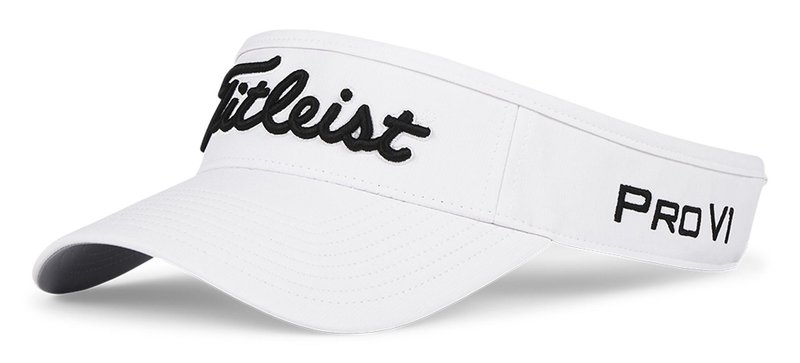 Titleist Tour Performance visière homme, blanc/noir