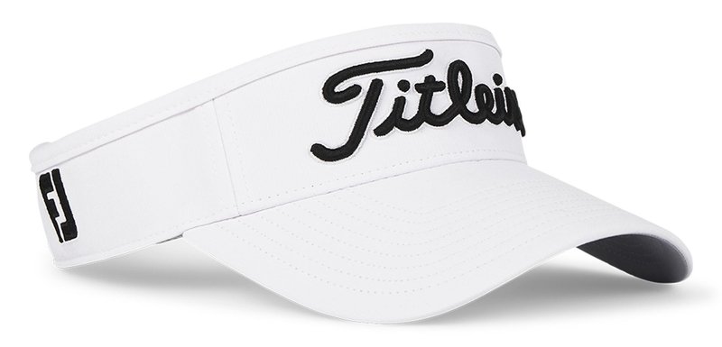 Titleist Tour Performance visière homme, blanc/noir