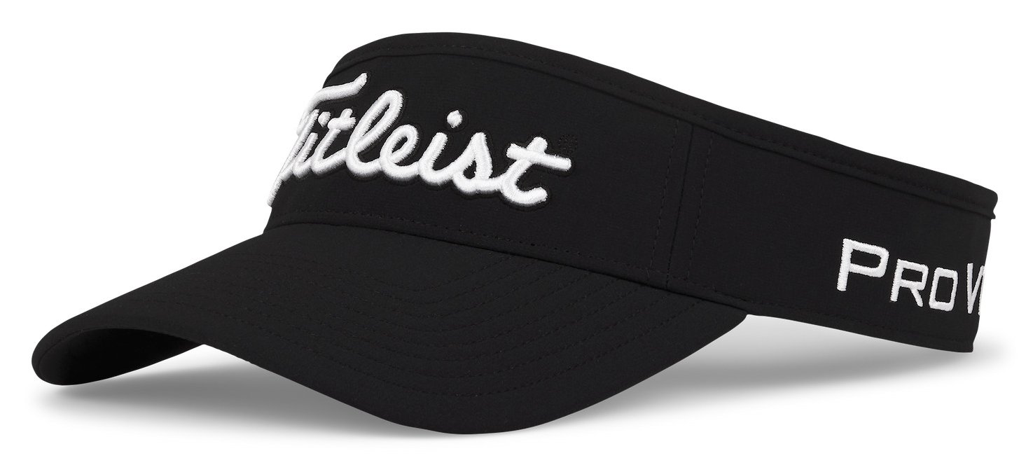 Titleist Tour Performance visière homme, noir/blanc