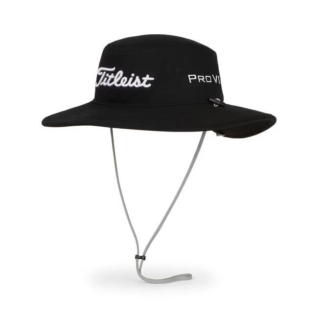 Titleist Tour Aussie chapeau homme, noir/blanc