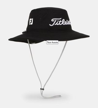 Titleist Tour Aussie chapeau homme, noir/blanc