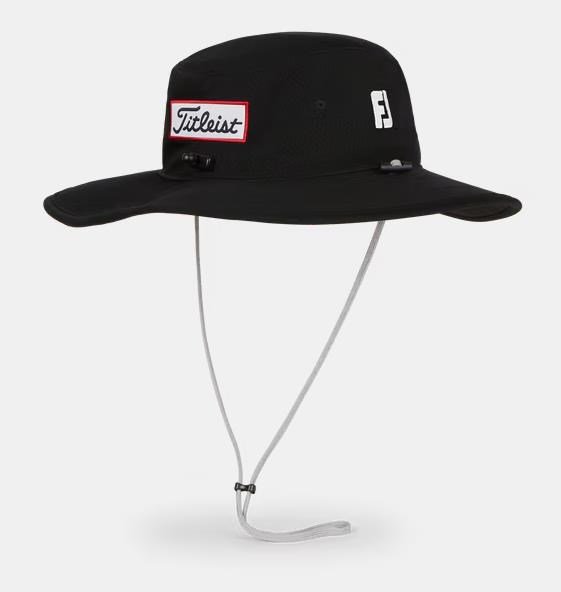Titleist Tour Aussie chapeau homme, noir/blanc