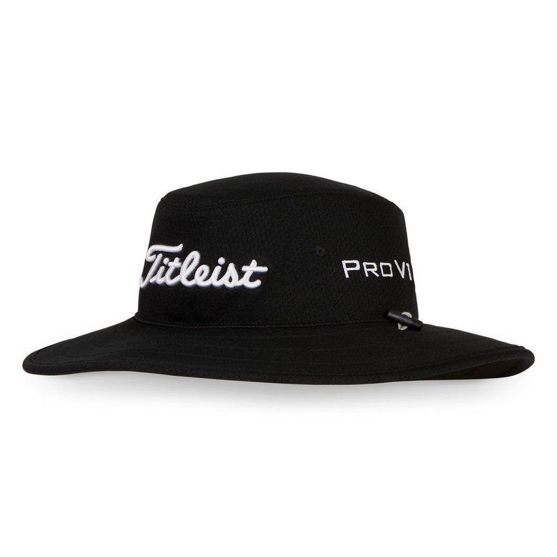 Titleist Tour Aussie chapeau homme, noir/blanc