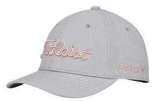 Titleist Junior Tour Performance casquette junior, gris/rose pâle