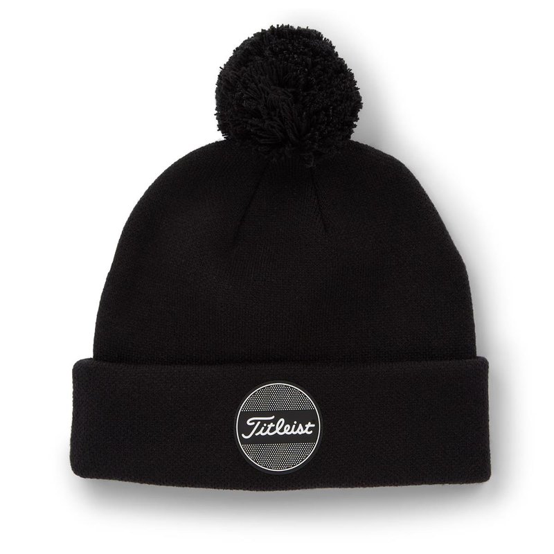 Titleist Boardwalk Pom Pom bonnet d'hiver, noir