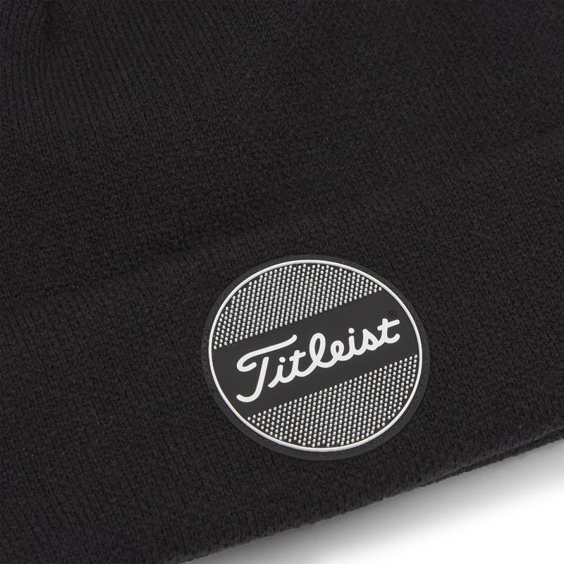 Titleist Boardwalk Pom Pom bonnet d'hiver, noir