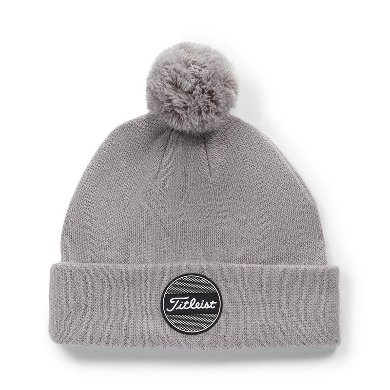 Titleist Boardwalk Pom Pom bonnet d'hiver homme, gris