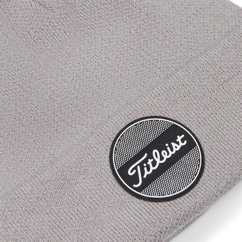 Titleist Boardwalk Pom Pom bonnet d'hiver homme, gris