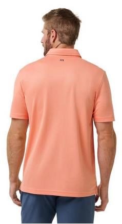 Travis Mathew Roaming Routes polo homme, coral fusion