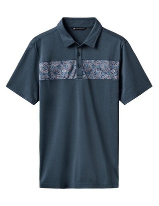 Travis Mathew Good Good Acropolis polo homme, mood indigo/vintage indigo