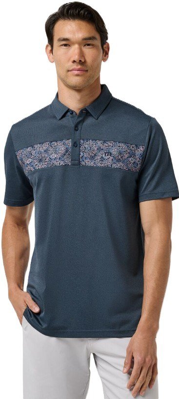 Travis Mathew Good Good Acropolis polo homme, mood indigo/vintage indigo