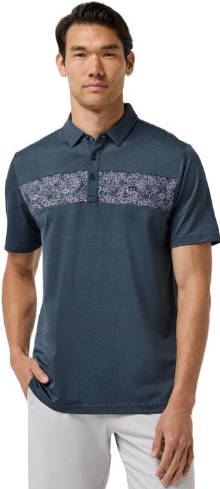 Travis Mathew Good Good Acropolis polo homme, mood indigo/vintage indigo
