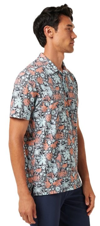Travis Mathew Featherweight Sand polo homme, heather medium grey
