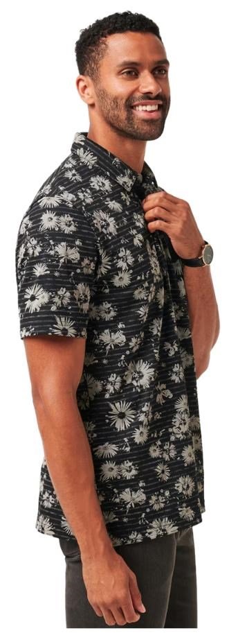 Travis Mathew Shaved Grove polo homme, noir