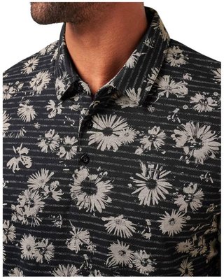 Travis Mathew Shaved Grove polo homme, noir