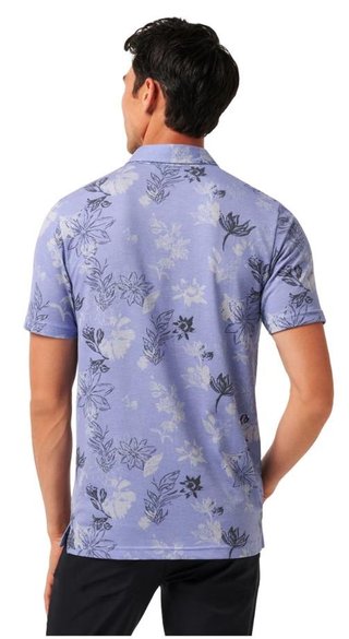 Travis Mathew Featherweight Cruise polo homme, heather violet storm