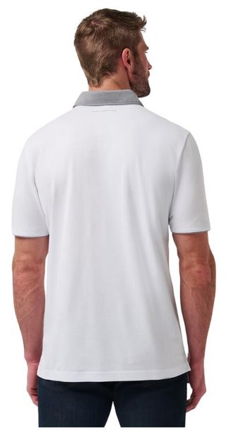 Travis Mathew Reservation Number polo homme, blanc