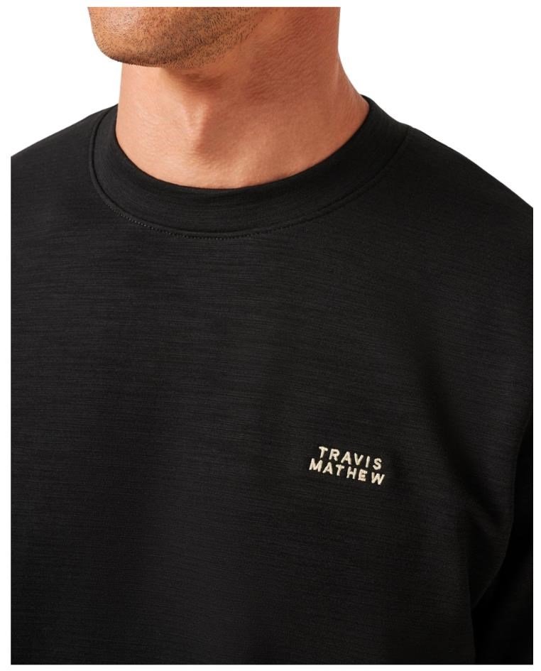 Travis Mathew Man About Town sweat-shirt homme, noir