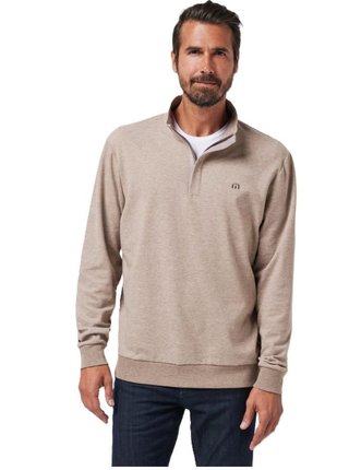 Travis Mathew CLOUD QUARTER ZIP 2.0 pull homme, portabella