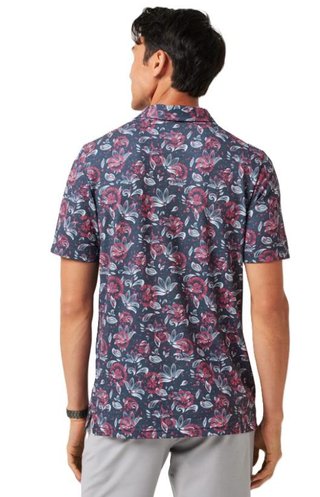 Travis Mathew FEATHERWEIGHT FLOURISH polo homme, mood indigo/vintage indigo