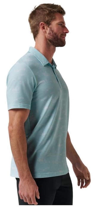 Travis Mathew Featherweight City polo homme, cory blue