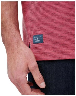 Travis Mathew Common Interest polo homme, rose wine