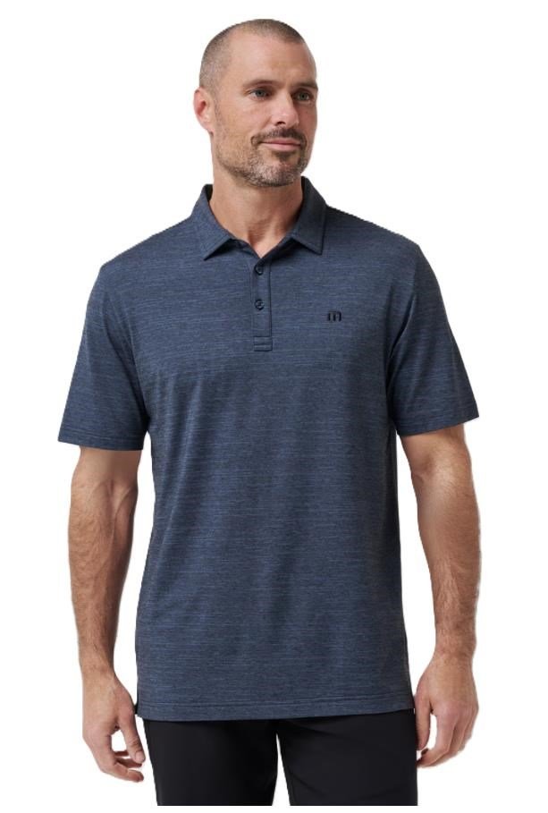 Travis Mathew The heater polo homme, vintage indigo/black