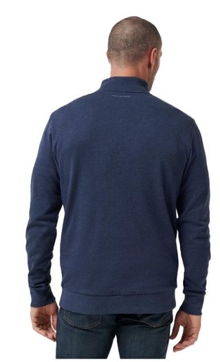 Travis Mathew CLOUD QUARTER ZIP 2.0 pull homme, heather blue