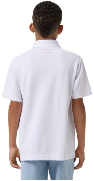 Travis Mathew Good Good Flourish junior polo, blanc