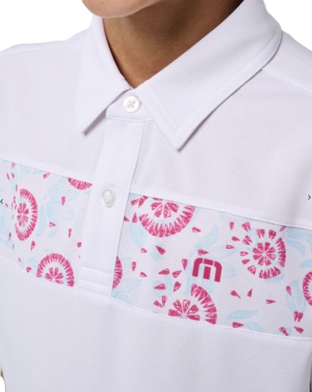 Travis Mathew Good Good Flourish junior polo, blanc