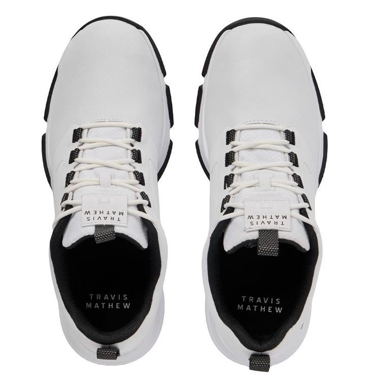 Travis Mathew The Ringer II chaussures de golf homme, blanches