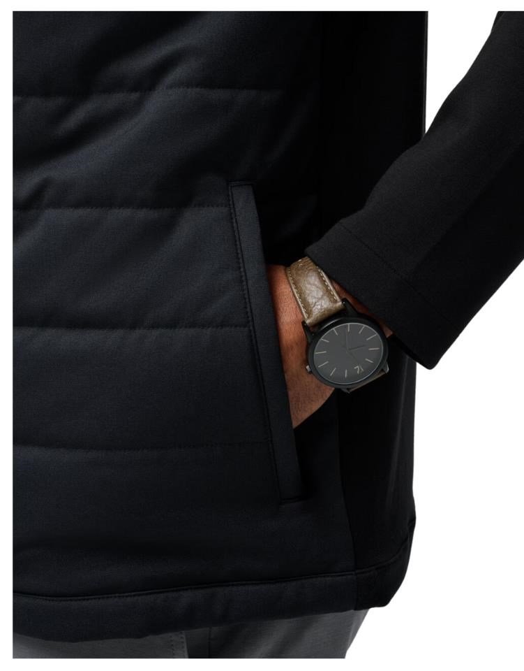Travis Mathew Point of Sail Full Zip veste homme, noir