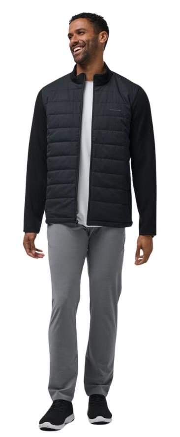Travis Mathew Point of Sail Full Zip veste homme, noir