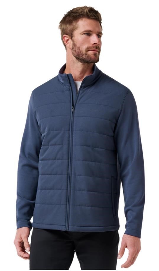 Travis Mathew Point of Sail Full-Zip veste homme, mood indigo