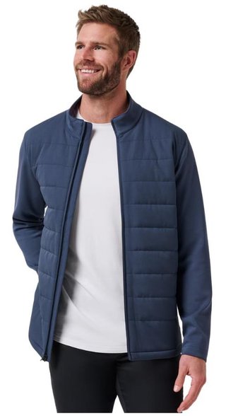 Travis Mathew Point of Sail Full-Zip veste homme, mood indigo