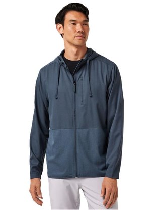 Travis Mathew Deepspace Full Zip hoodie homme, mood indigo/vintage indigo