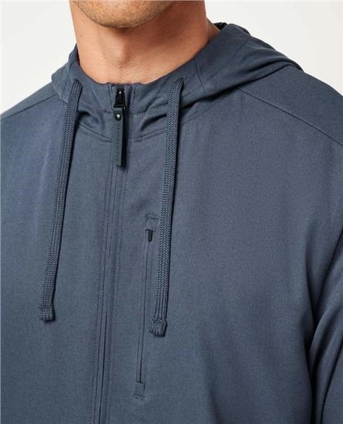 Travis Mathew Deepspace Full Zip hoodie homme, mood indigo/vintage indigo