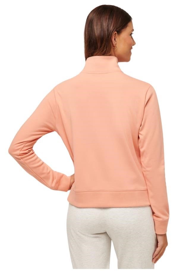 Travis Mathew Cloud Fleece Half-Zip sweat femme, canyon sunset