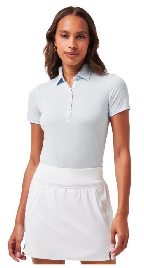 Travis Mathew Featherweight Active polo femme, heather kentucky blue