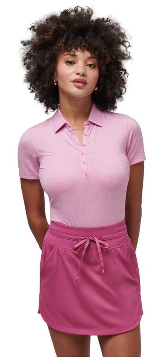 Travis Mathew Featherweight Active polo femme, heather red violet