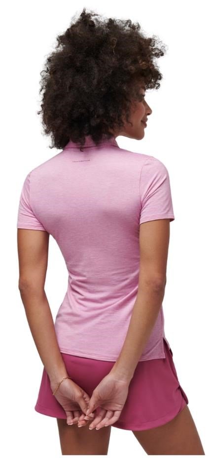 Travis Mathew Featherweight Active polo femme, heather red violet