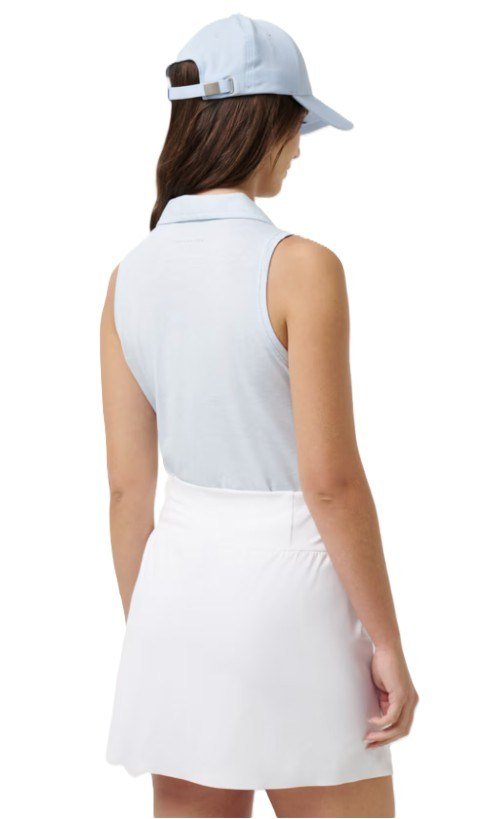 Travis Mathew Featherweight Active 2.0 Sleeveless polo femme, heather kentucky blue