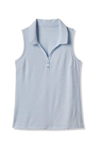 Travis Mathew Featherweight Active 2.0 Sleeveless polo femme, heather kentucky blue