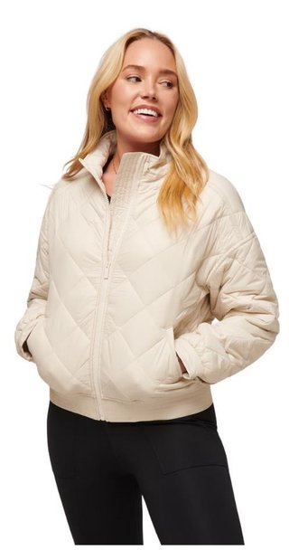 Travis Mathew Lights at Night veste matelassée femme, pumice stone