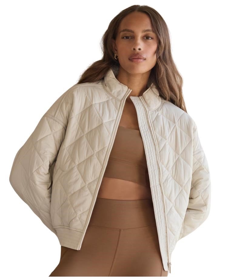 Travis Mathew Lights at Night veste matelassée femme, pumice stone