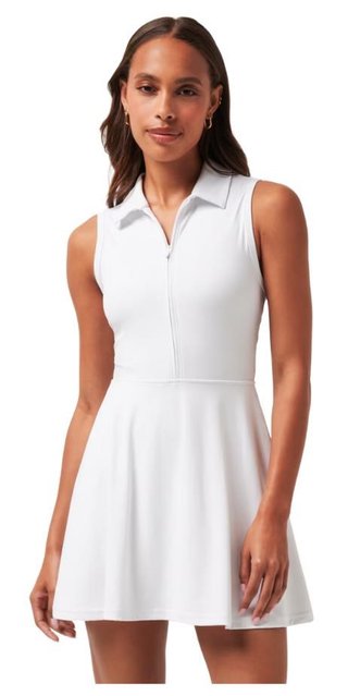 Travis Mathew Moveknit Sleeveless Polo robe femme, blanc