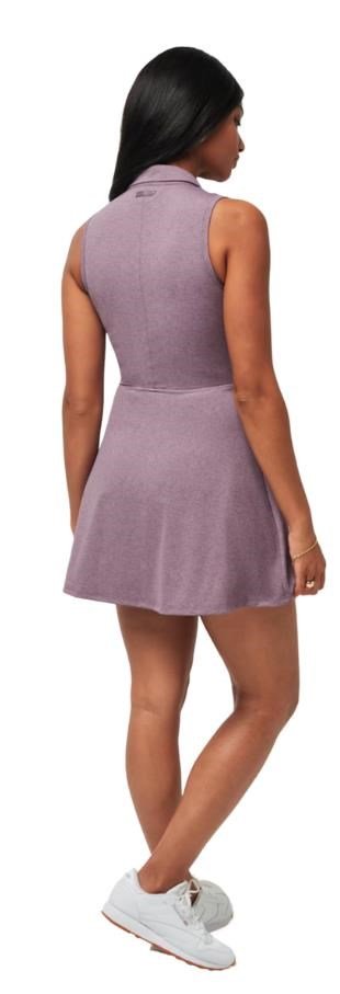 Travis Mathew Moveknit Sleeveless robe femme, heather moonscape