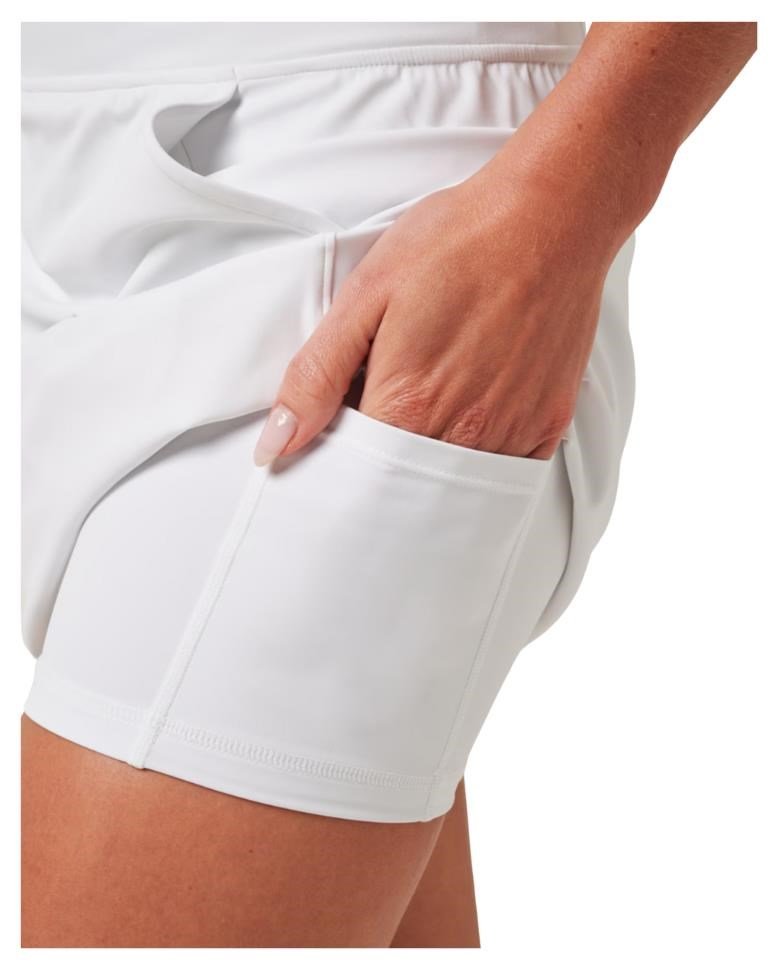Travis Mathew Game Set Match Moveknit jupe-short femme, blanc